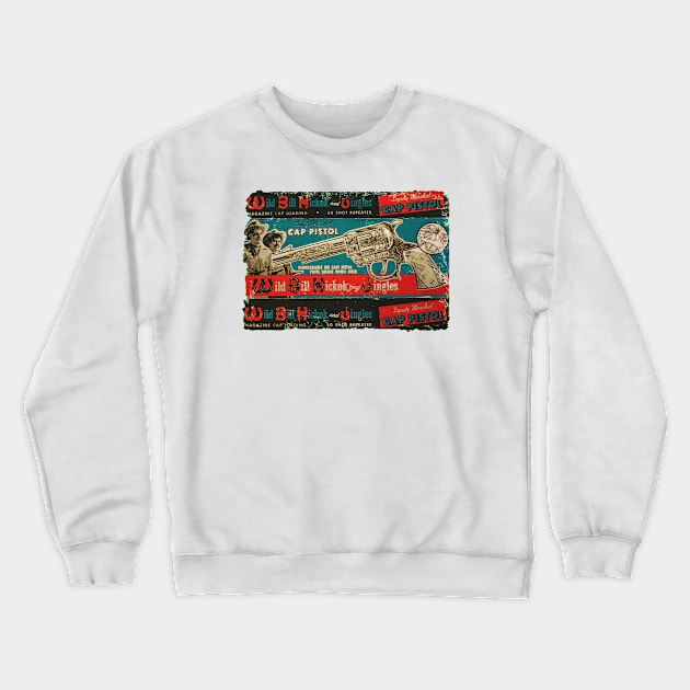 Cap Pistol Crewneck Sweatshirt by Midcenturydave